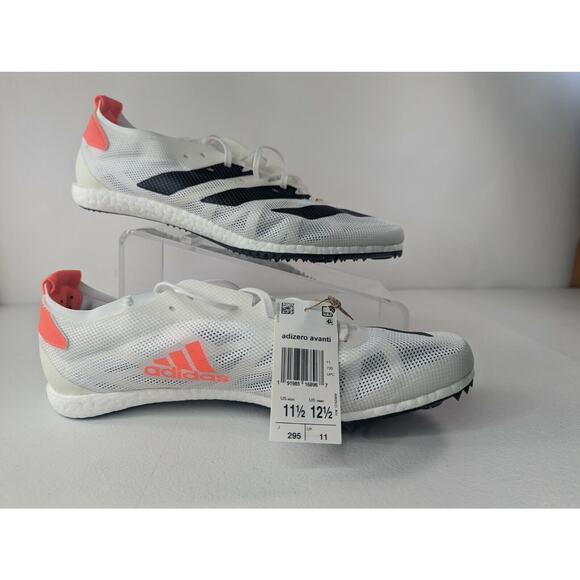 Men\'s Size 11.5 - adidas Adizero‎ Avanti Tokyo White Running Track Spikes NEW main image 3